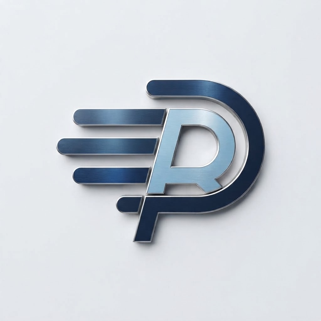 Dr. Ryan Ponton RP monogram logo in 3D