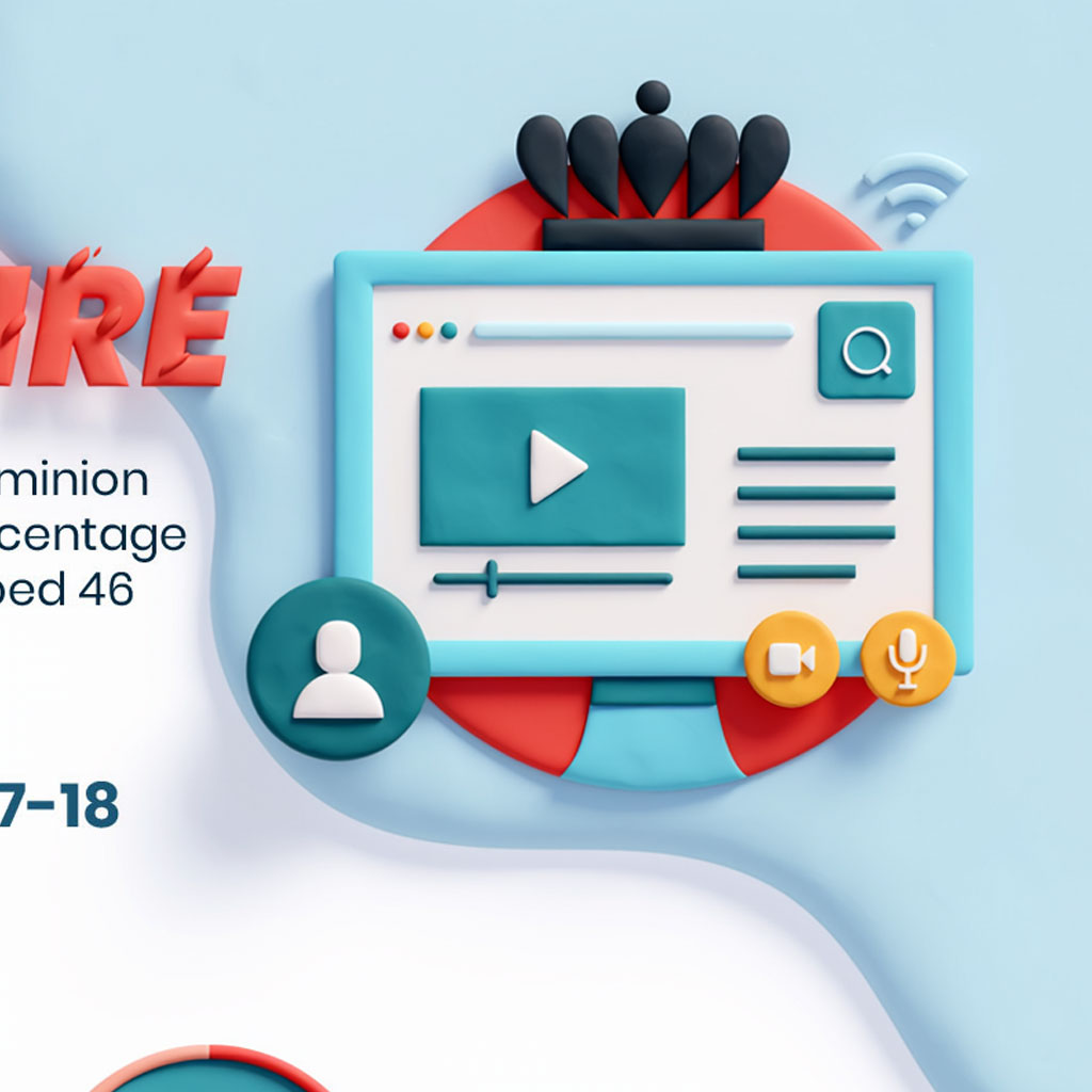 Detail of Online on Fire infographic showing online course illustration
